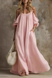 Willluxe® Resort Spaghetti Strap Swing Maxi Dress