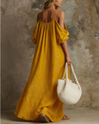 Willluxe® Resort Spaghetti Strap Swing Maxi Dress