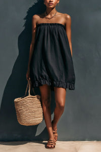 Willluxe® Strapless Ruched Toni Mini Dress