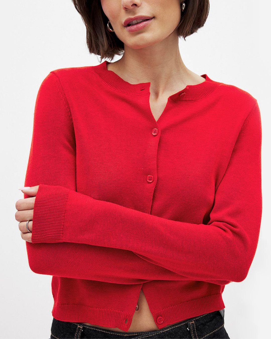 Willluxe® Lightweight Crew Neck Long Sleeve Sweater