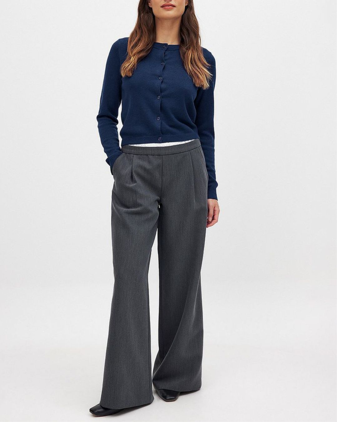 Willluxe® Lightweight Crew Neck Long Sleeve Sweater