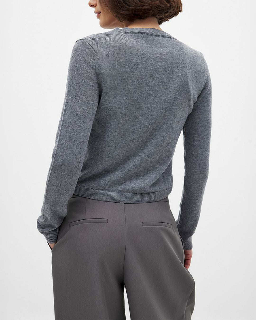 Willluxe® Lightweight Crew Neck Long Sleeve Sweater