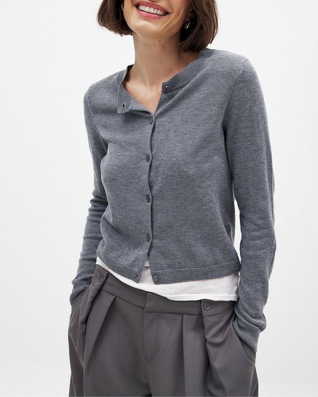 Willluxe® Lightweight Crew Neck Long Sleeve Sweater