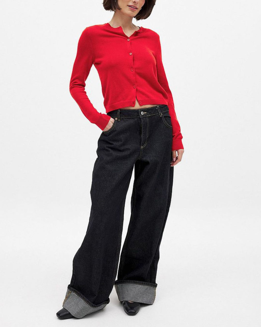 Willluxe® Lightweight Crew Neck Long Sleeve Sweater