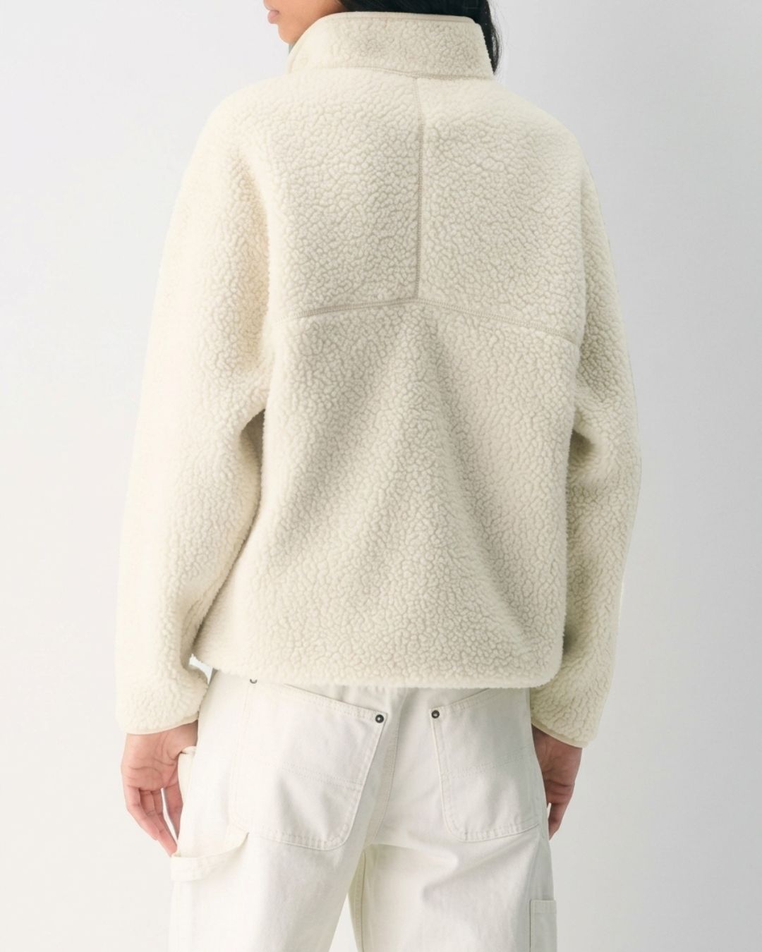 Willluxe® Fleece Half-Zip Mock Neck Pullover
