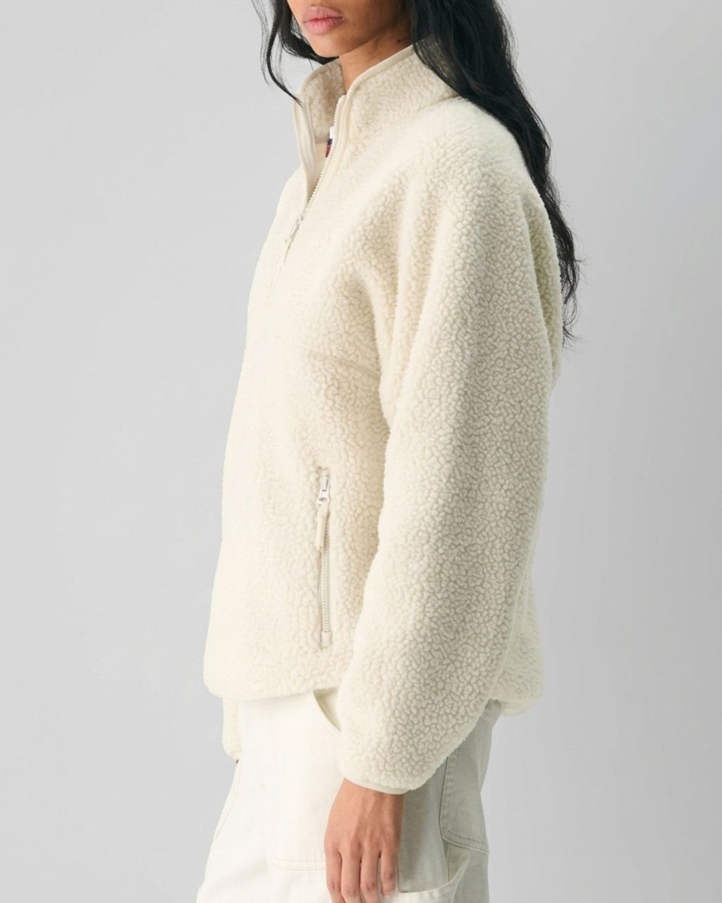 Willluxe® Fleece Half-Zip Mock Neck Pullover