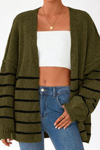 Willluxe® Oversized Lantern Sleeve Knit Cardigan Sweater