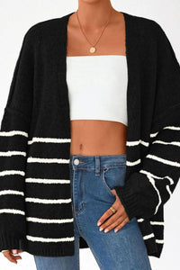 Willluxe® Oversized Lantern Sleeve Knit Cardigan Sweater