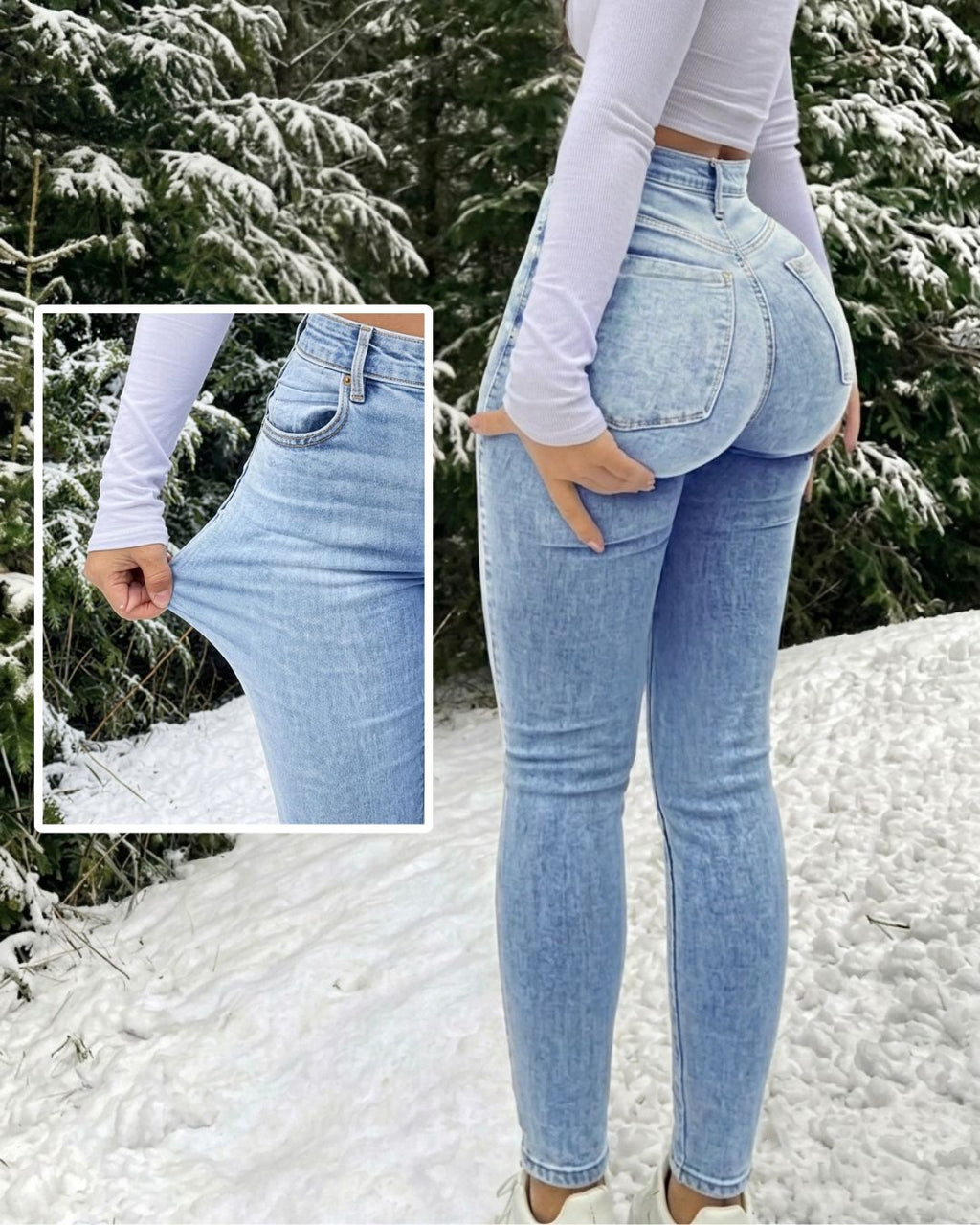 Willluxe® Slim Fit Stretch Butt-Lifting Skinny Jeans