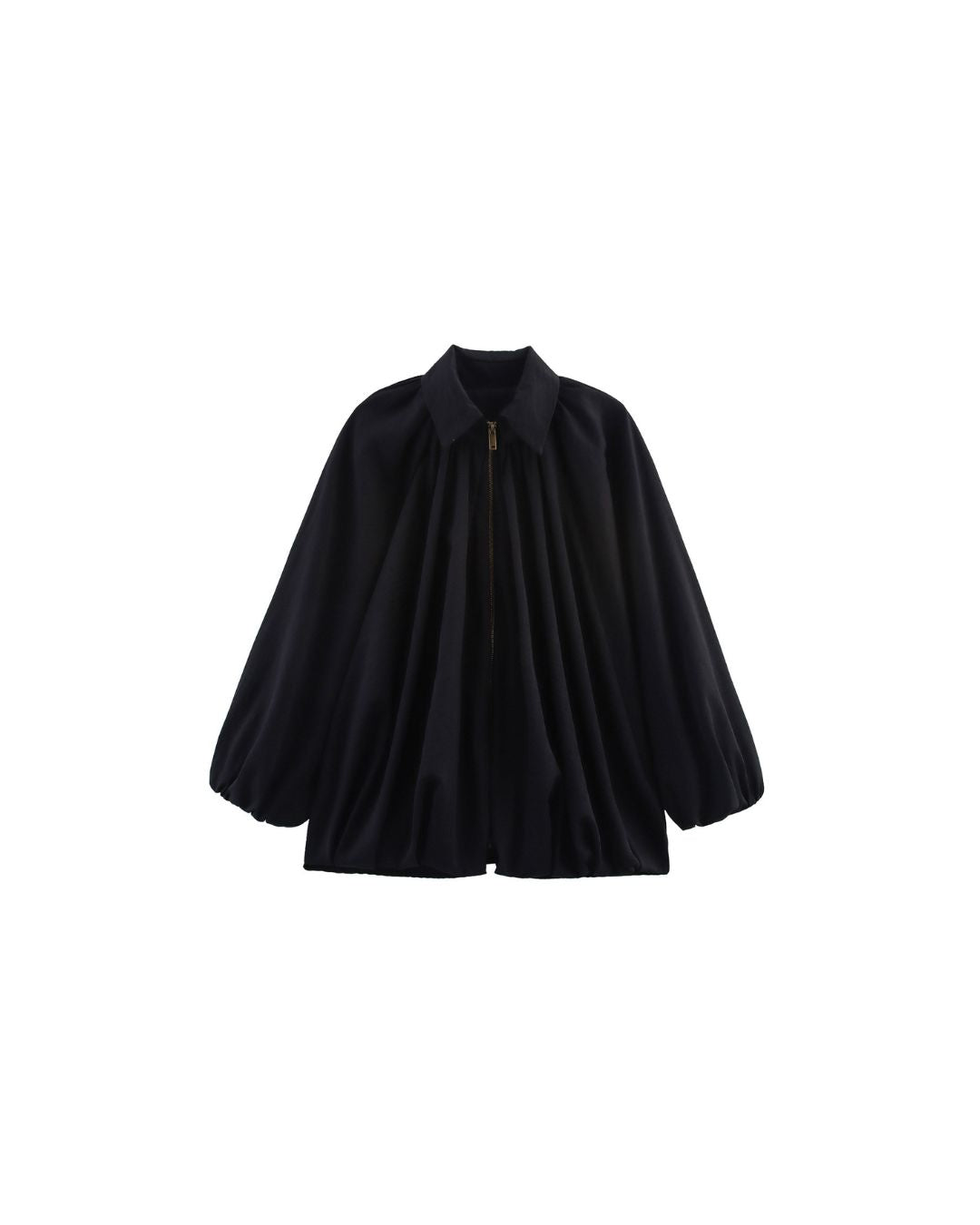 Willluxe® Oversized Batwing Sleeve Bomber Jacket