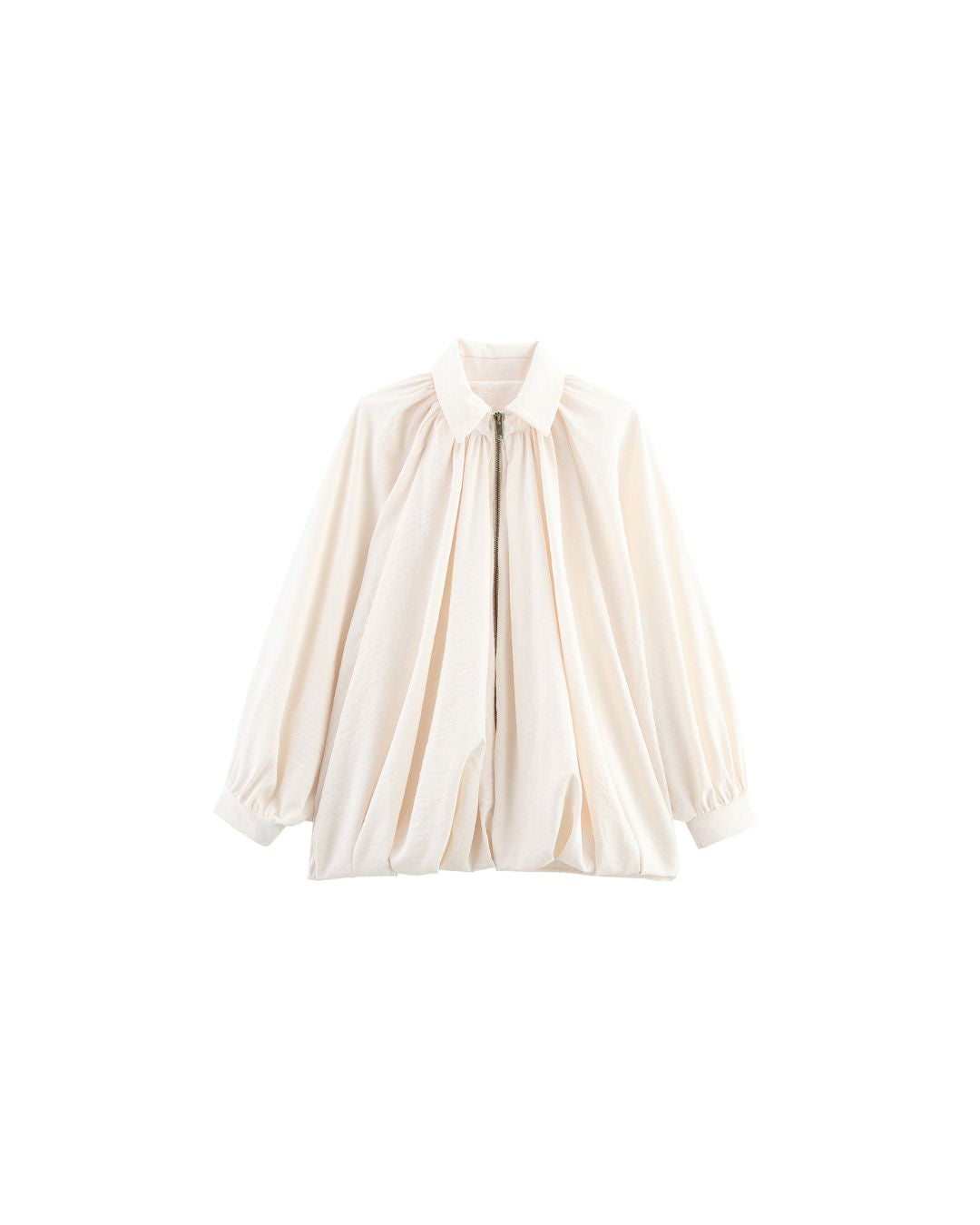 Willluxe® Oversized Batwing Sleeve Bomber Jacket