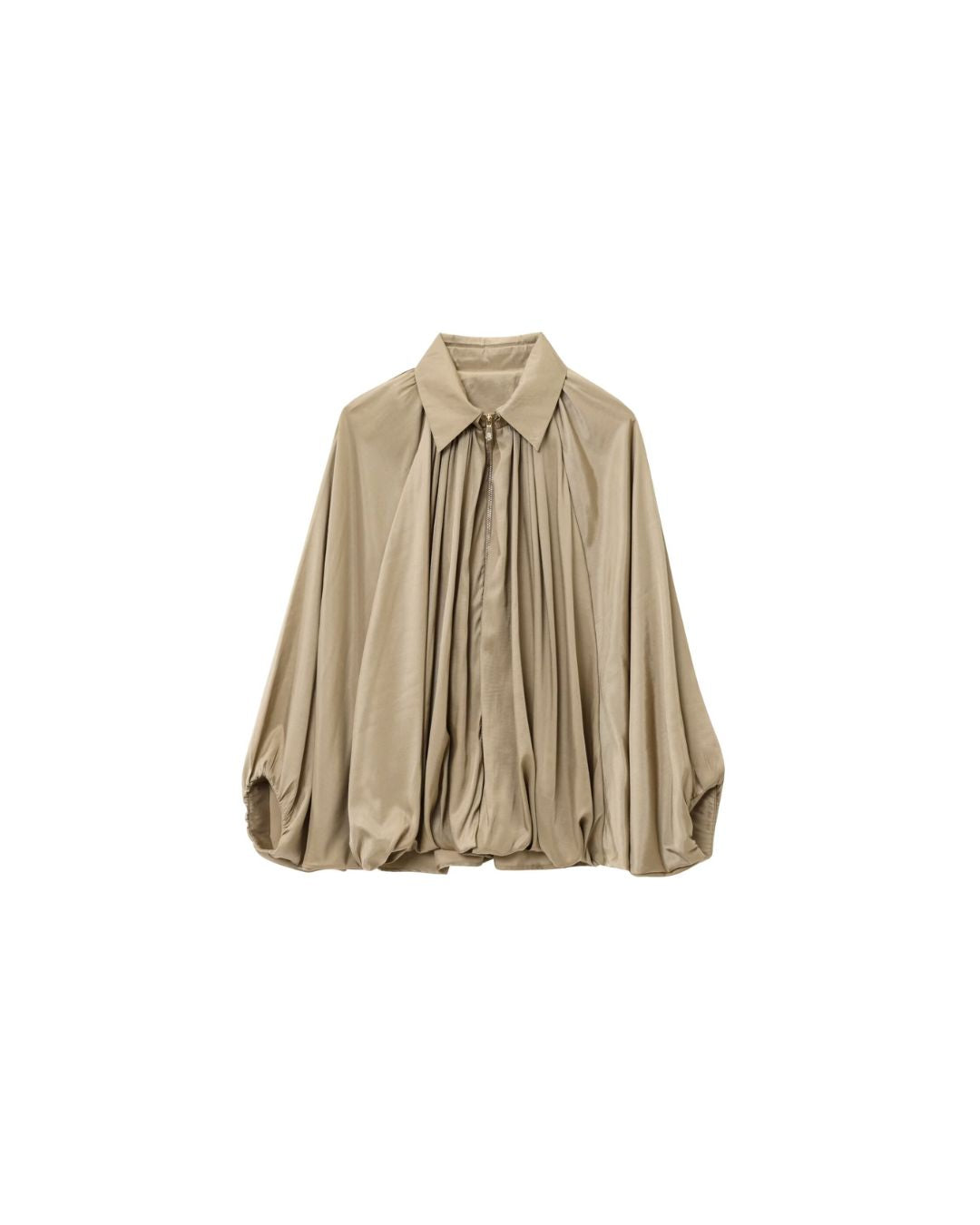 Willluxe® Oversized Batwing Sleeve Bomber Jacket