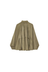 Willluxe® Oversized Batwing Sleeve Bomber Jacket