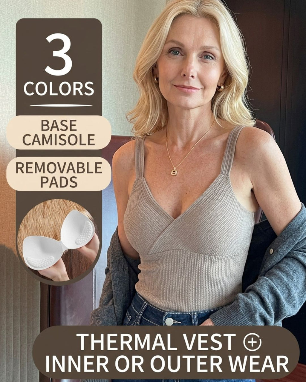 Willluxe® Thermal Built-in Bra Tank Top