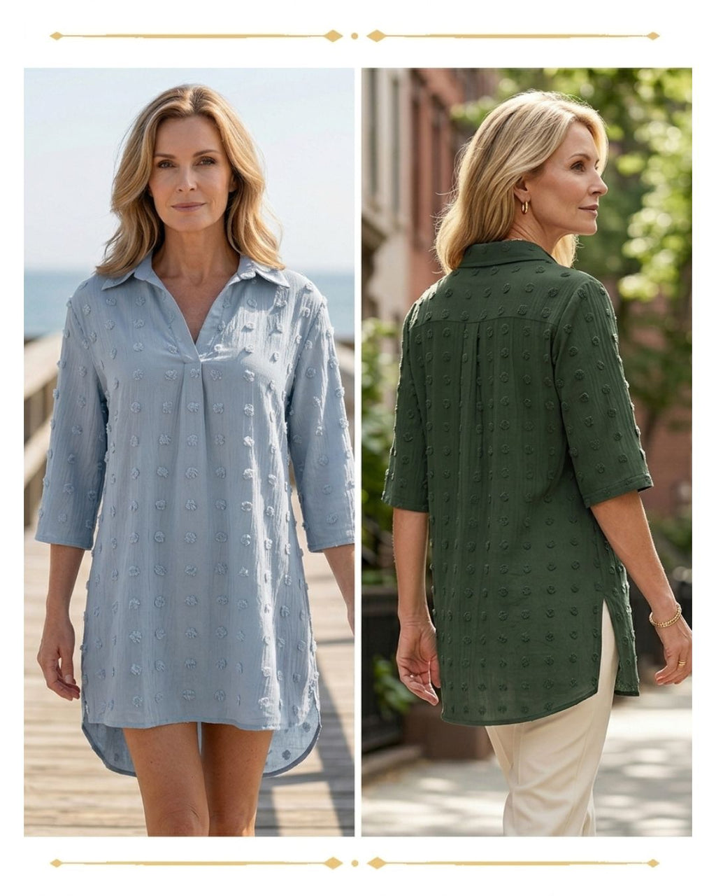 Willluxe® Jacquard Pom Detail Blouse