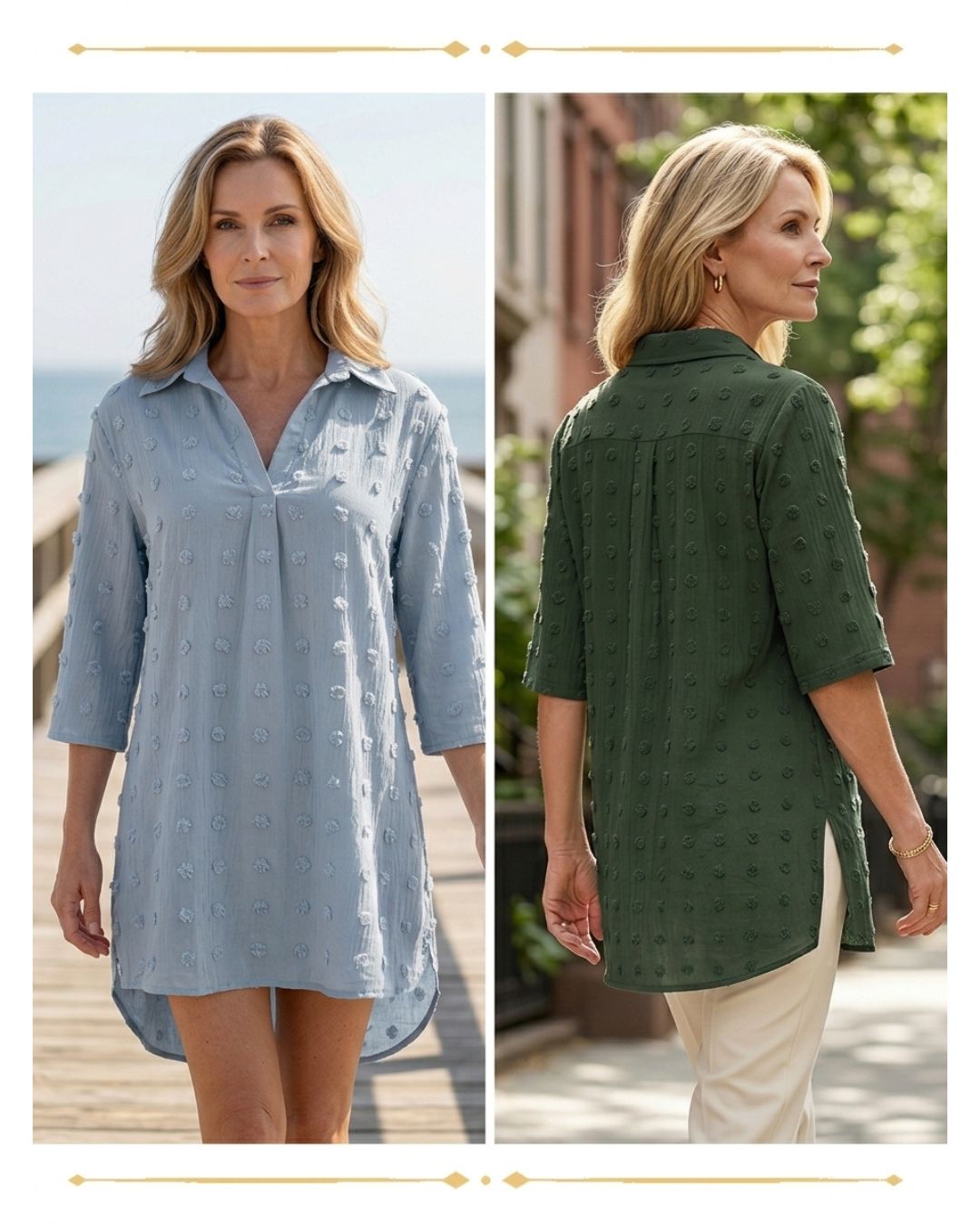 Willluxe® Jacquard Pom Detail Blouse