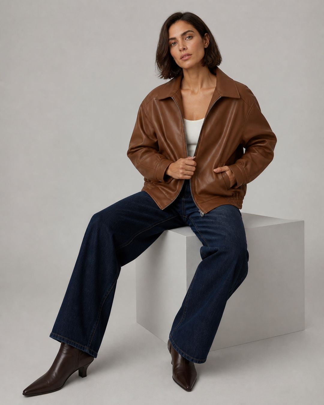 Willluxe® Oversized Bomber Jacket