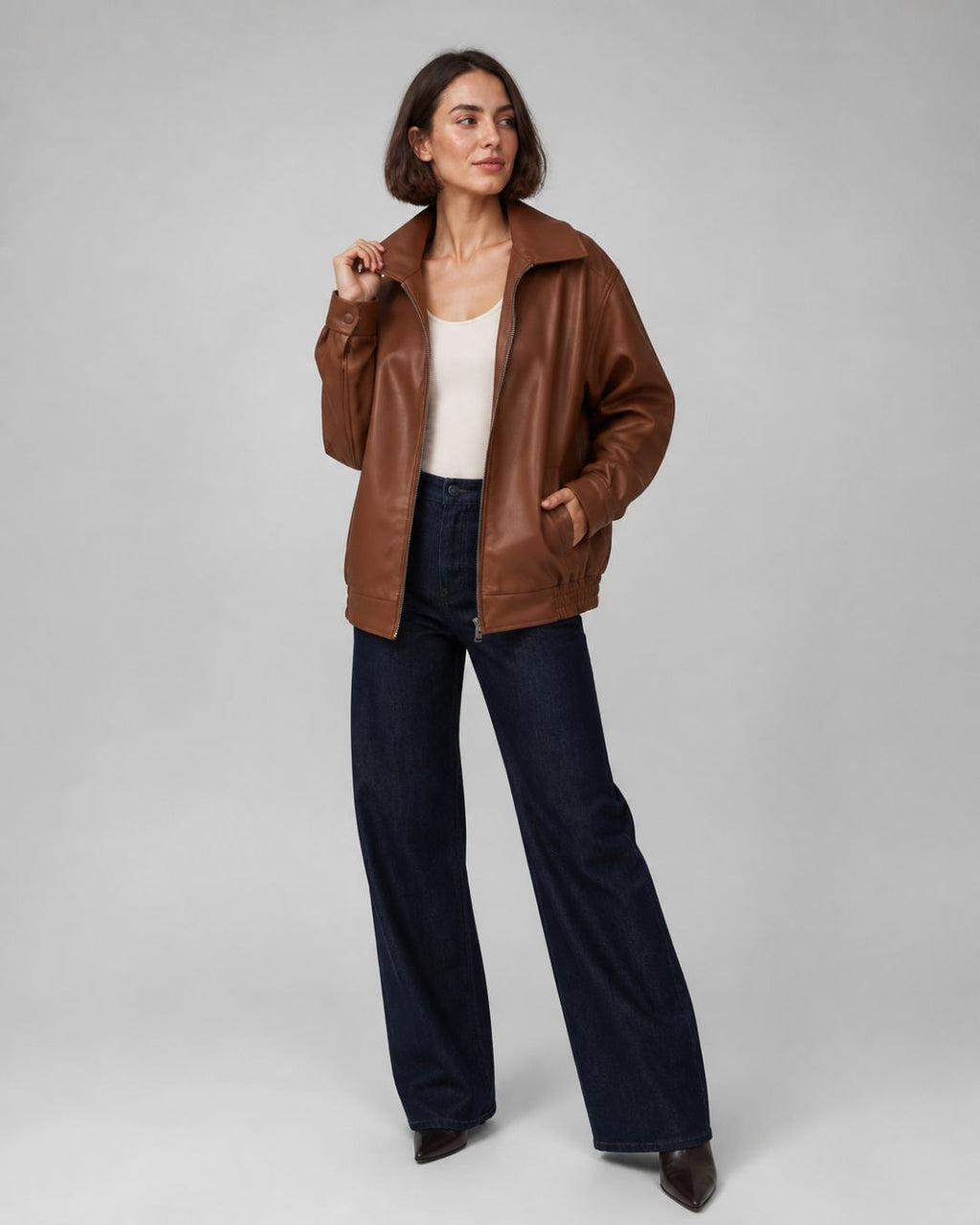 Willluxe® Oversized Bomber Jacket
