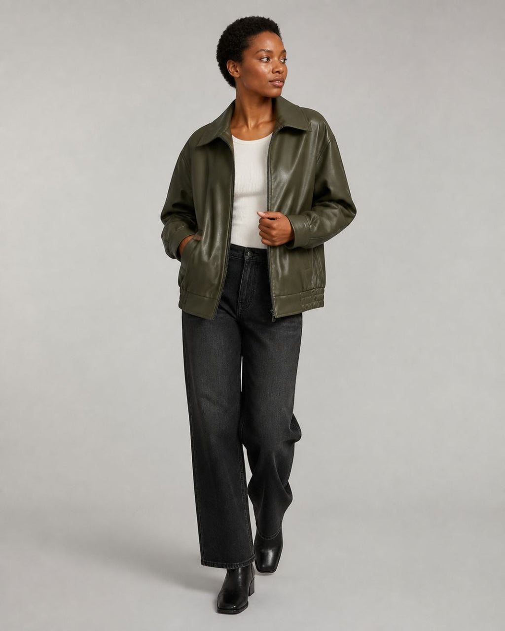 Willluxe® Oversized Bomber Jacket