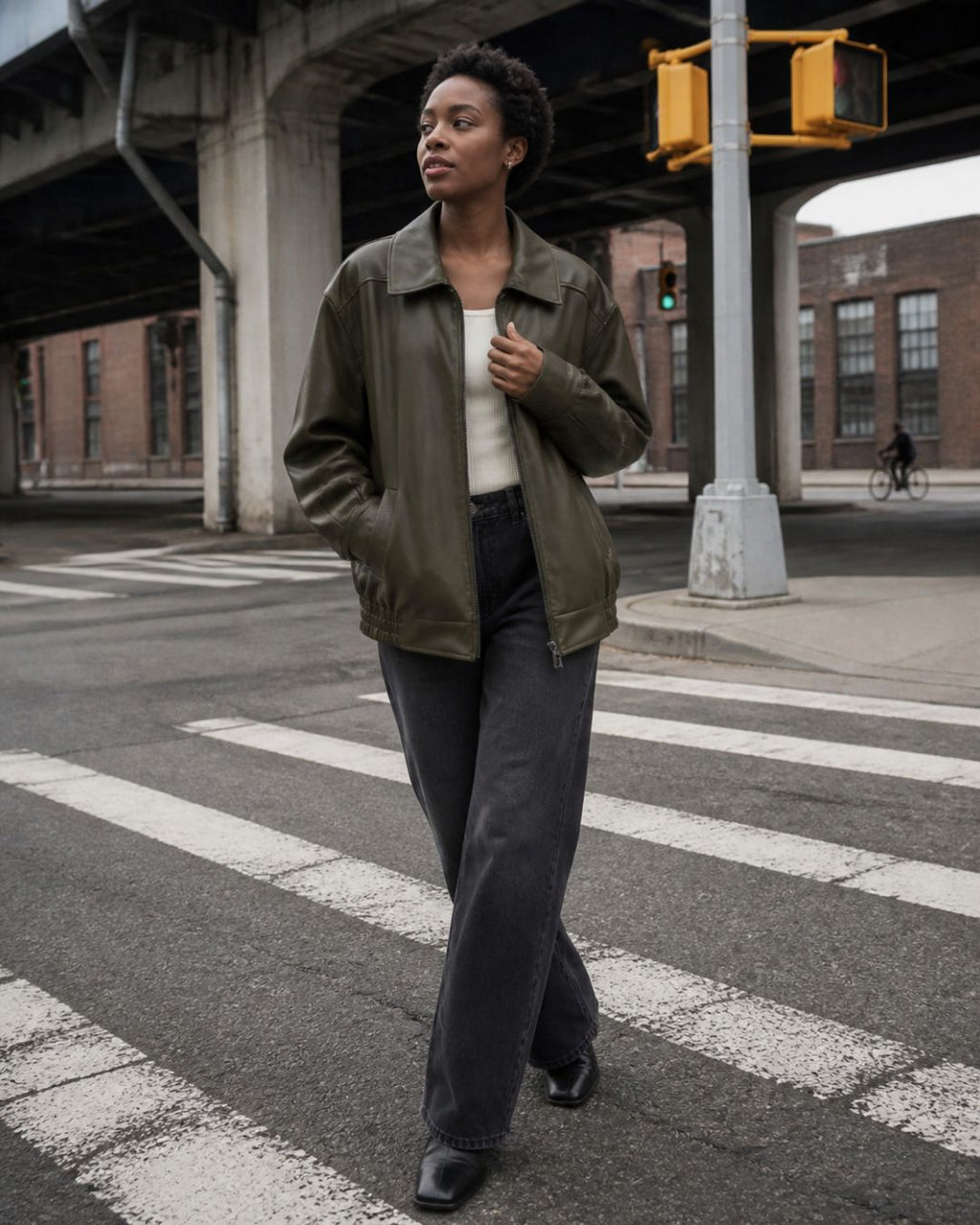 Willluxe® Oversized Bomber Jacket