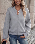 Willluxe® The Everyday Textured Bomber Jacket