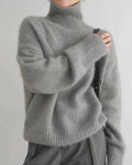 Willluxe® Chunky Oversized Turtleneck Knit Sweater