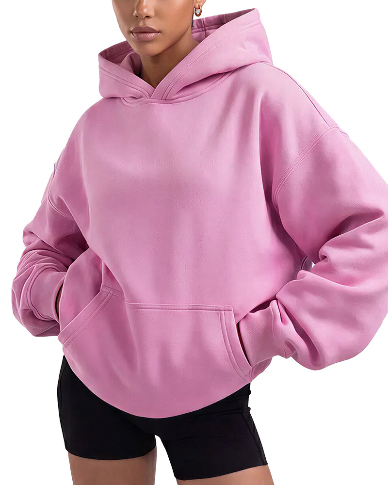 Willluxe® The Everyday Oversized Drop-Shoulder Hoodie