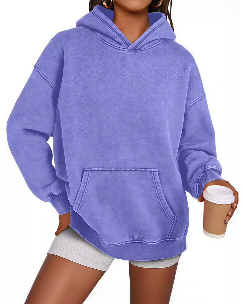 Willluxe® Vintage Wash Oversized Hoodie