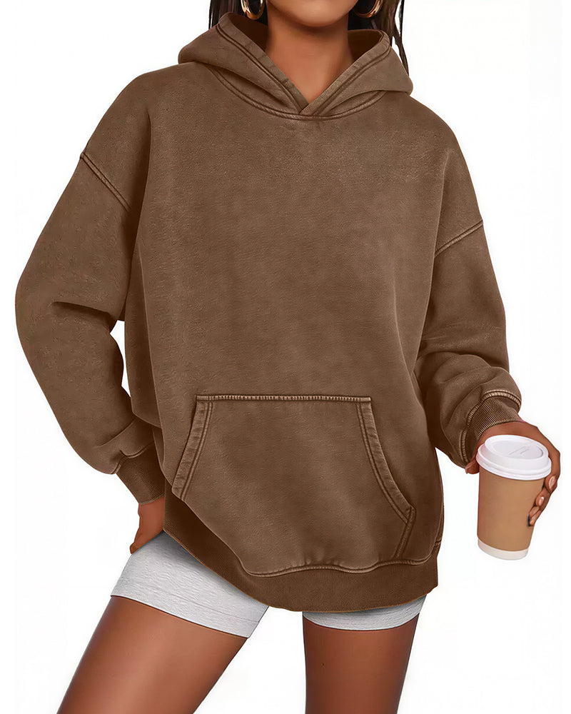 Willluxe® Vintage Wash Oversized Hoodie