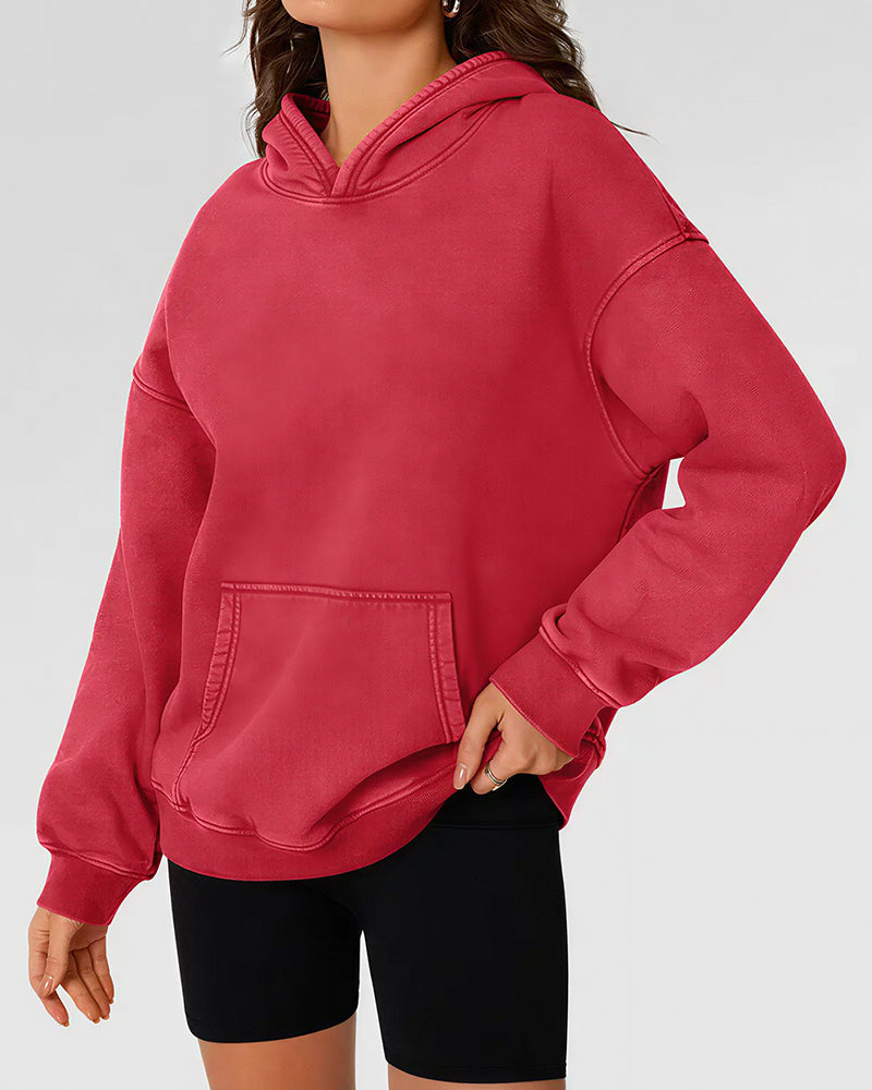 Willluxe® Vintage Wash Oversized Hoodie