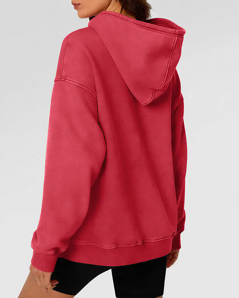 Willluxe® Vintage Wash Oversized Hoodie