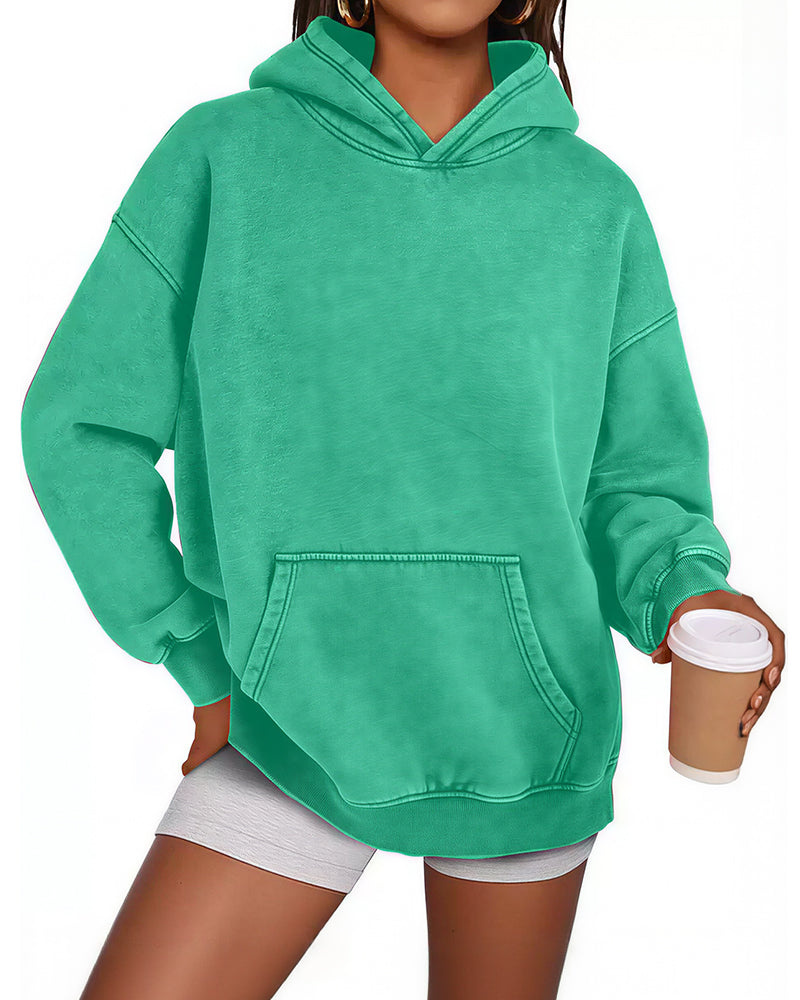 Willluxe® Vintage Wash Oversized Hoodie