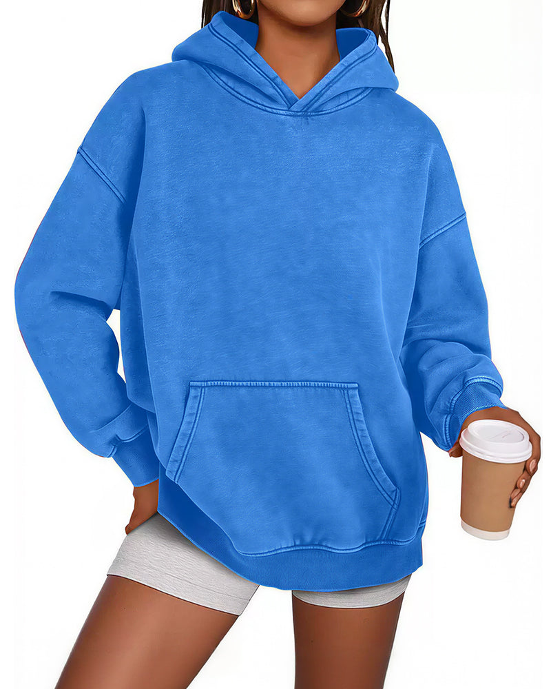Willluxe® Vintage Wash Oversized Hoodie