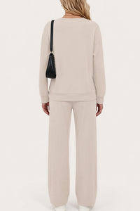 Willluxe®  V-Neck Lounge & Commuter Two-Piece Set