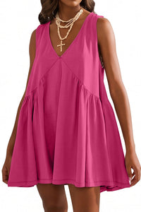 Willluxe® V-Neck Flowy Mini Sundress With Pockets