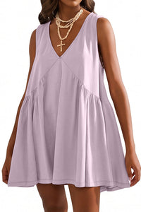 Willluxe® V-Neck Flowy Mini Sundress With Pockets