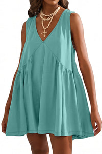 Willluxe® V-Neck Flowy Mini Sundress With Pockets