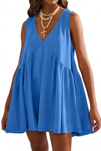 Willluxe® V-Neck Flowy Mini Sundress With Pockets