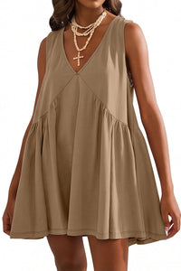 Willluxe® V-Neck Flowy Mini Sundress With Pockets