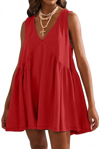 Willluxe® V-Neck Flowy Mini Sundress With Pockets