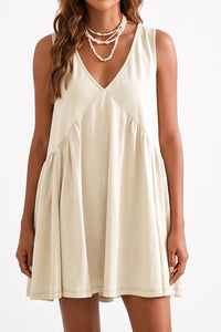 Willluxe® V-Neck Flowy Mini Sundress With Pockets