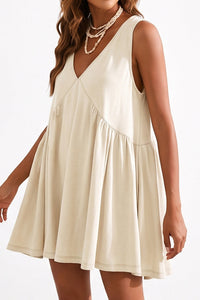 Willluxe® V-Neck Flowy Mini Sundress With Pockets