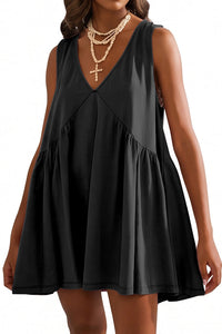 Willluxe® V-Neck Flowy Mini Sundress With Pockets