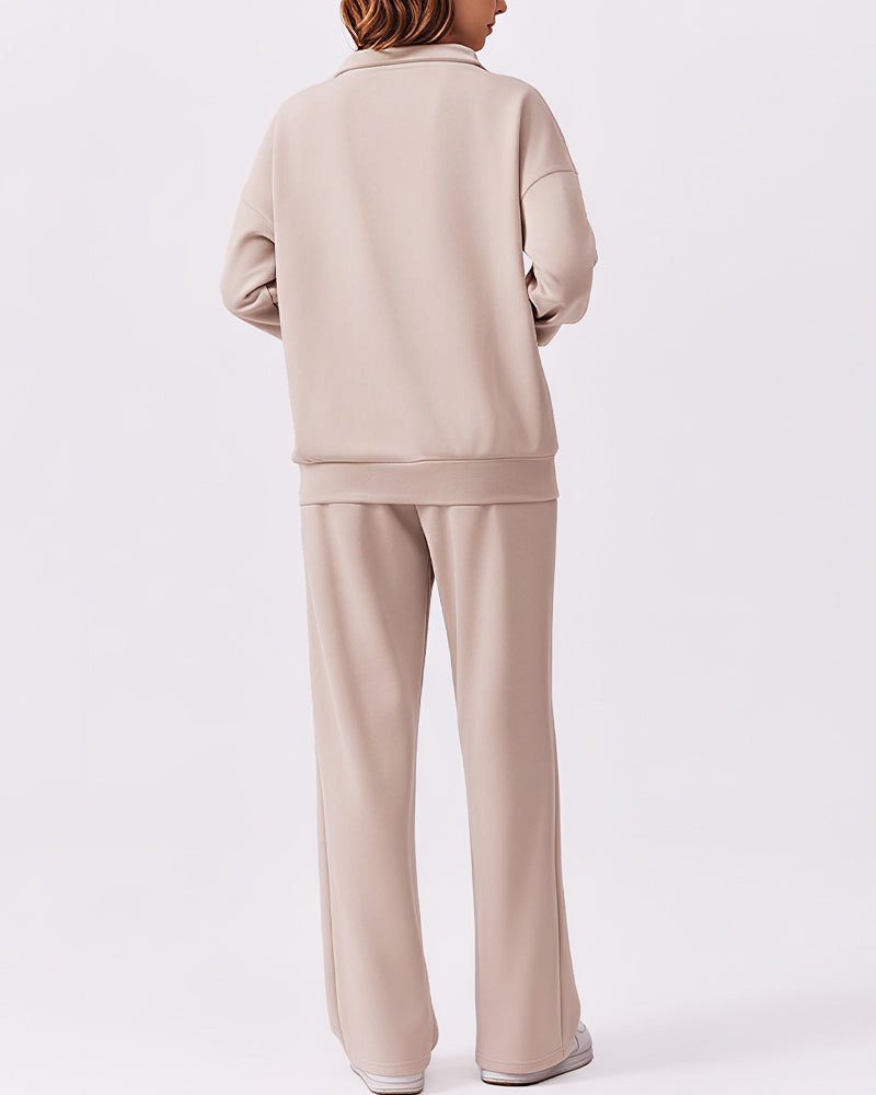Willluxe® The Effortless Half-Zip Lounge Set