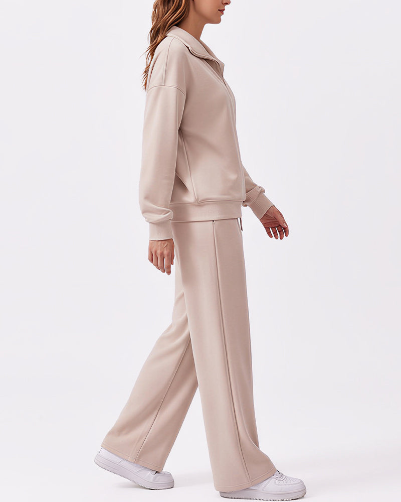 Willluxe® The Effortless Half-Zip Lounge Set