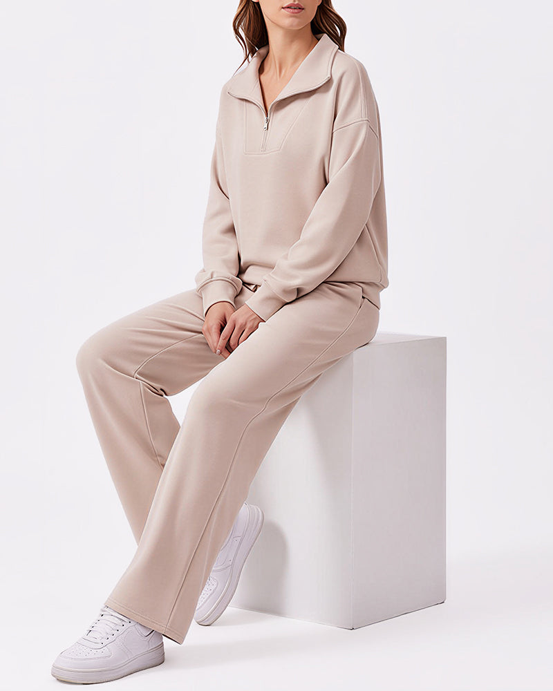 Willluxe® The Effortless Half-Zip Lounge Set