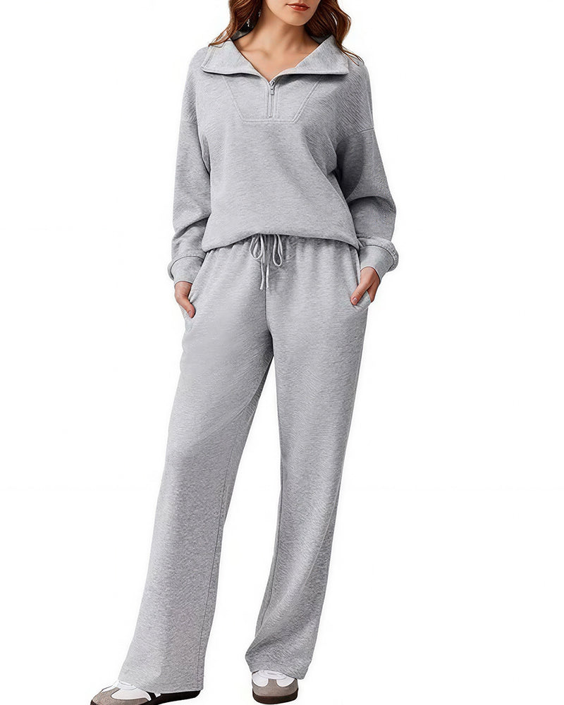 Willluxe® The Effortless Half-Zip Lounge Set