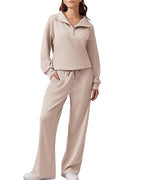 Willluxe® The Effortless Half-Zip Lounge Set
