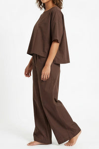 Willluxe® Relaxed Top & Wide-Leg Pants Set