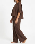 Willluxe® Relaxed Top & Wide-Leg Pants Set